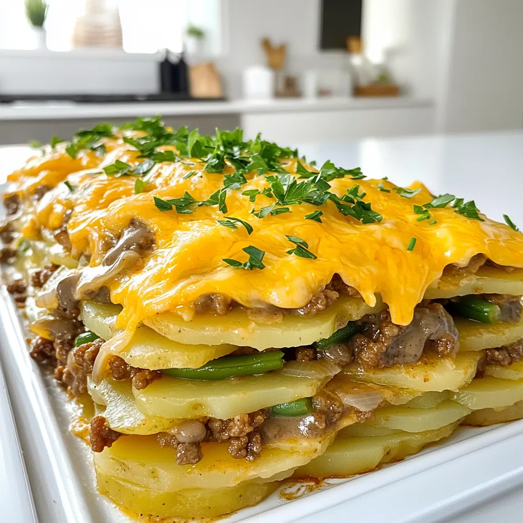 Hobo Beef and Potato Casserole Hearty Family Favorite