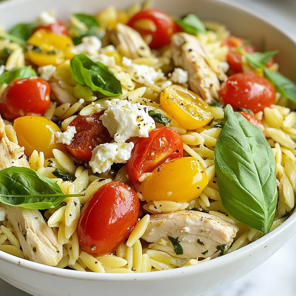 Tuscan Chicken Orzo Flavorful and Easy Dinner Dish