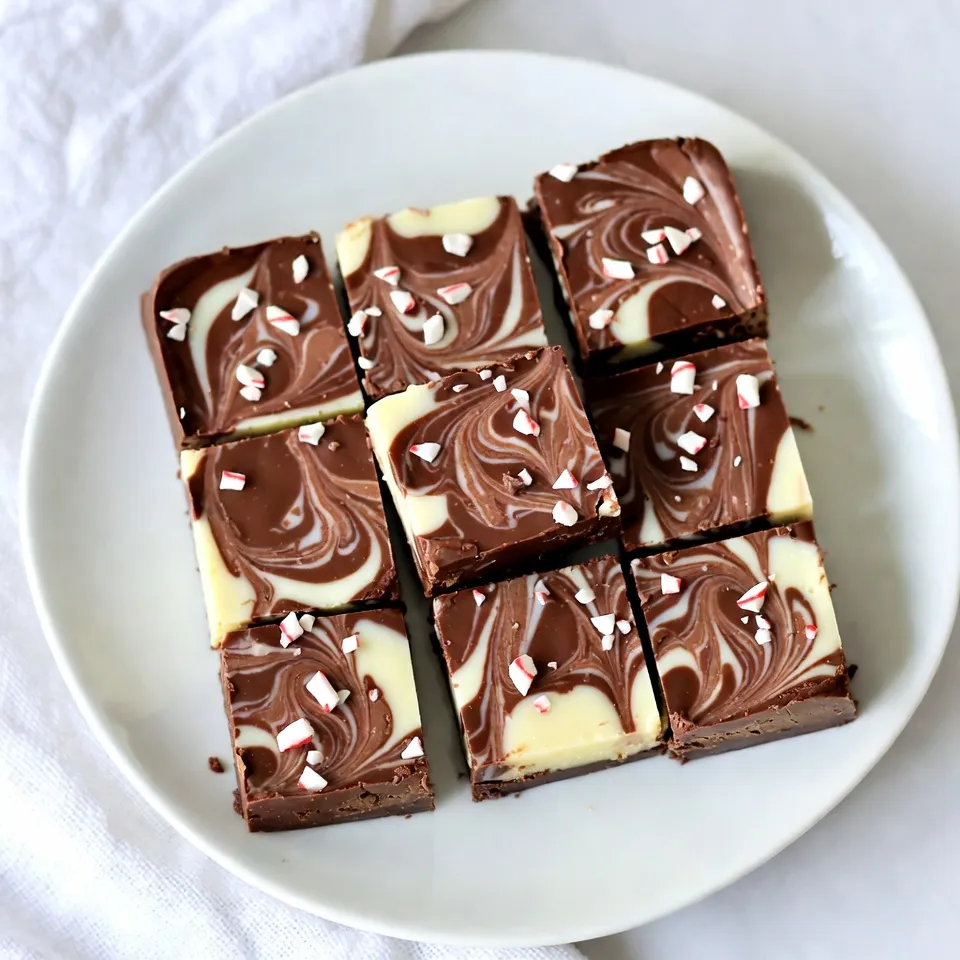 Peppermint Swirl Fudge Irresistible Holiday Treat