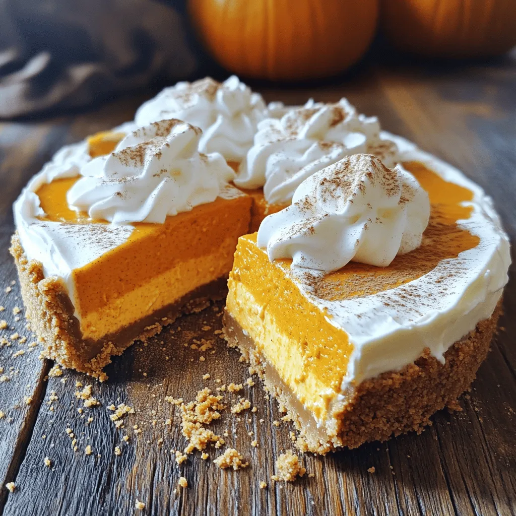 No-Bake Pumpkin Cheesecake Easy and Delicious Recipe