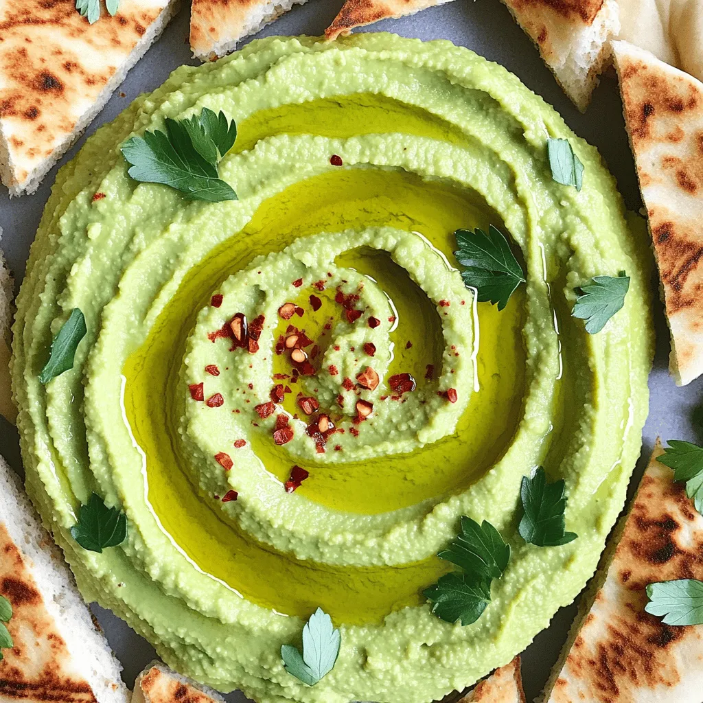 High-Protein Edamame Hummus &#038; Pita Delight