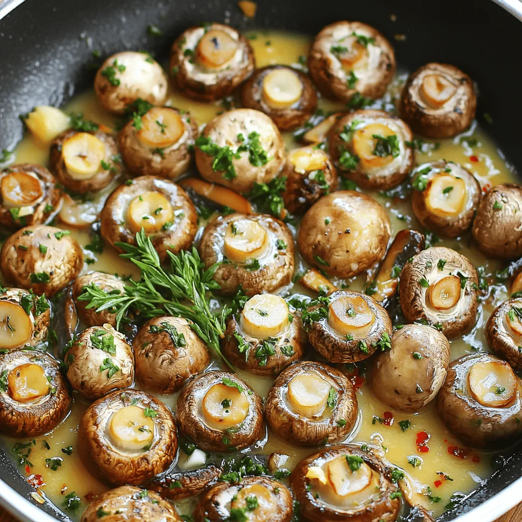 Herbed Garlic Butter Mushrooms Delectable Recipe Guide