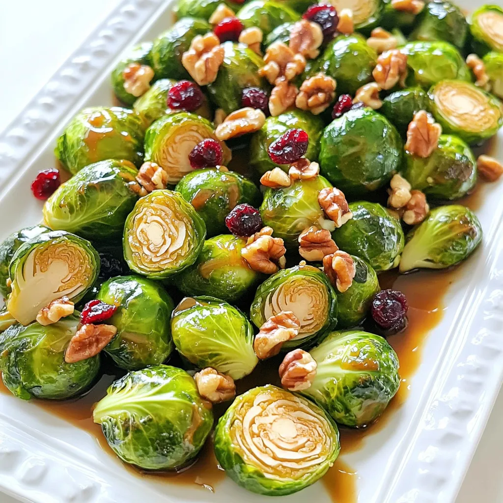 Maple Mustard Brussels Sprouts Sheet-Pan Delight