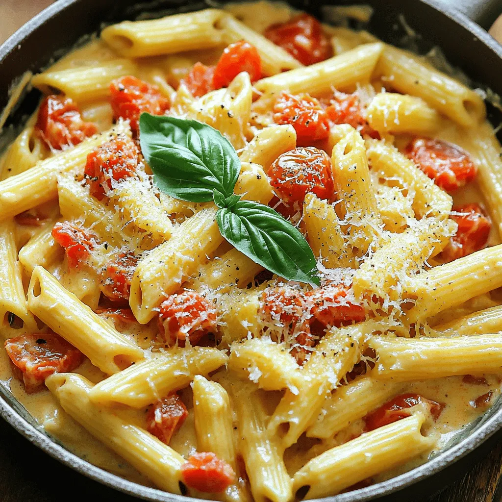 One Pan Creamy Tomato Pasta Flavorful and Easy Meal