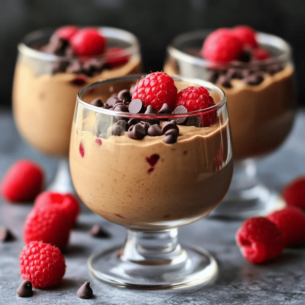 Protein Cottage Cheese Chocolate Mousse Delight