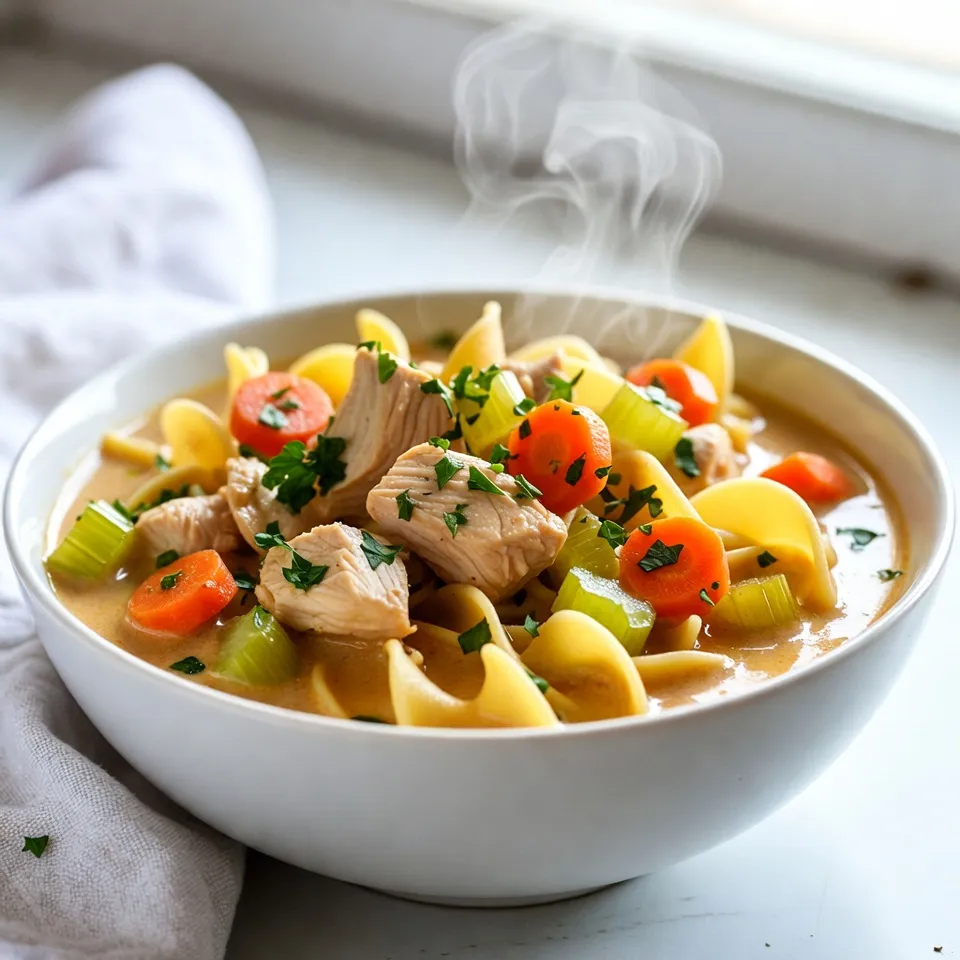 Creamy 30 Minute Chicken Noodle Soup Quick Meal Solution