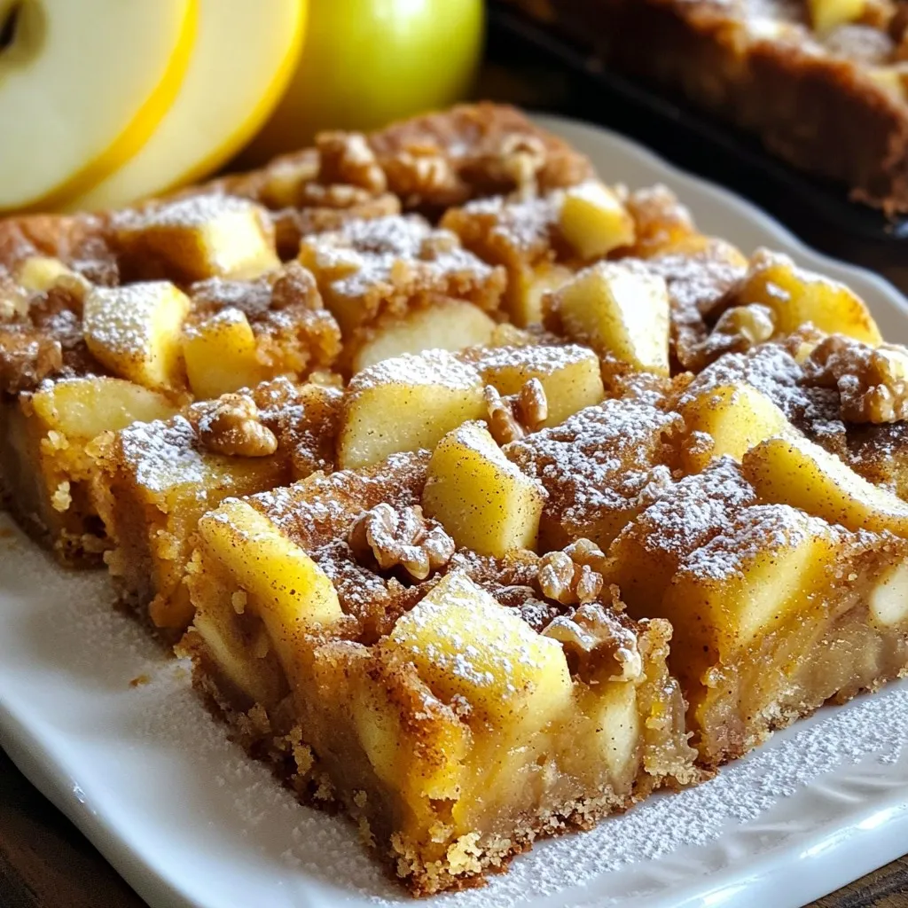 Pumpkin Apple Cinnamon Squares Savory Fall Snack