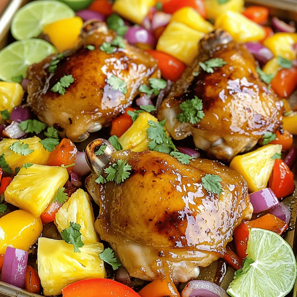 Sheet Pan Hawaiian Chicken Easy and Flavorful Meal