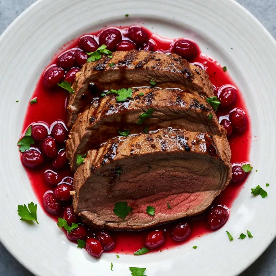 Balsamic Cranberry Beef Roast Savory Dinner Delight