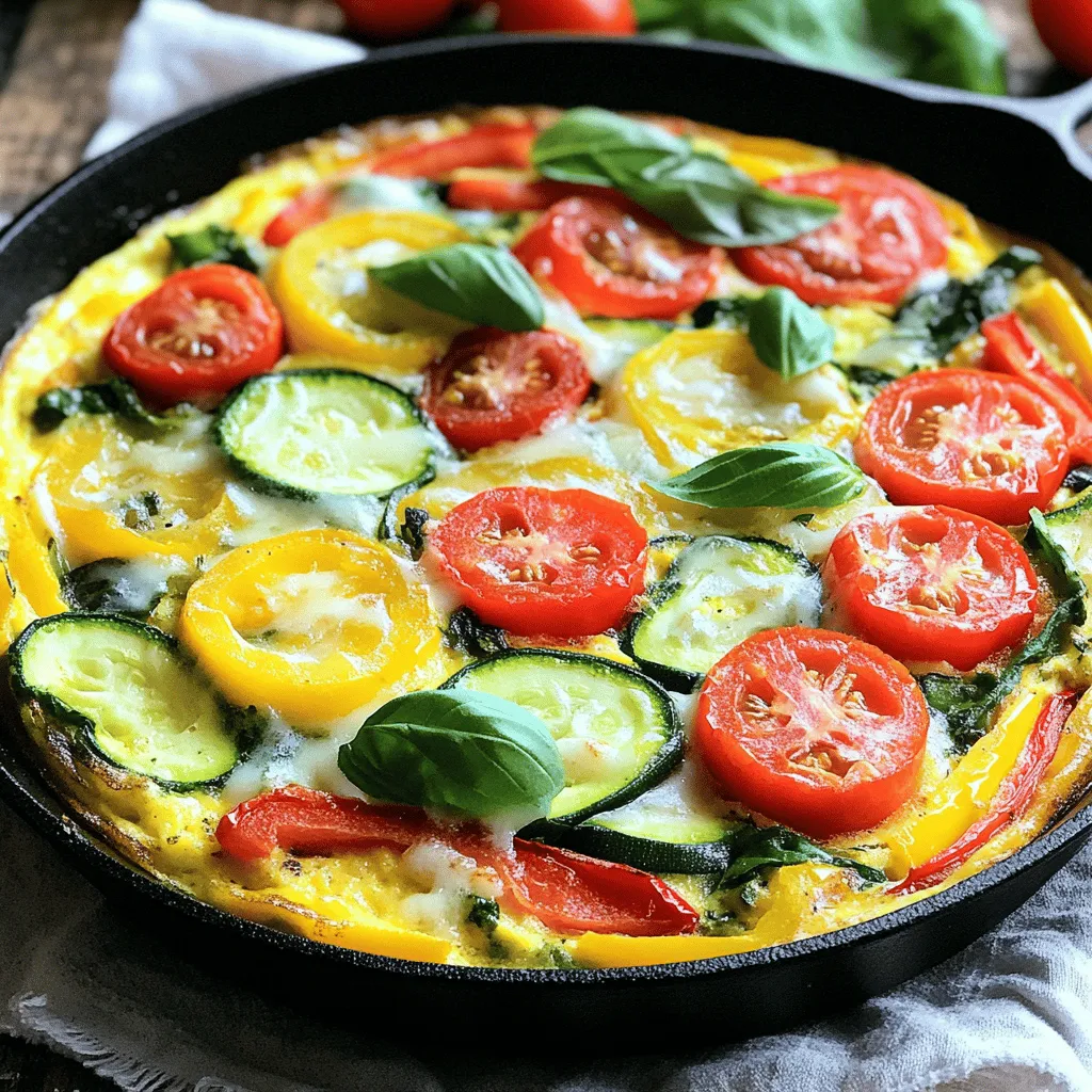 Easy Vegetable Frittata Quick and Tasty Recipe
