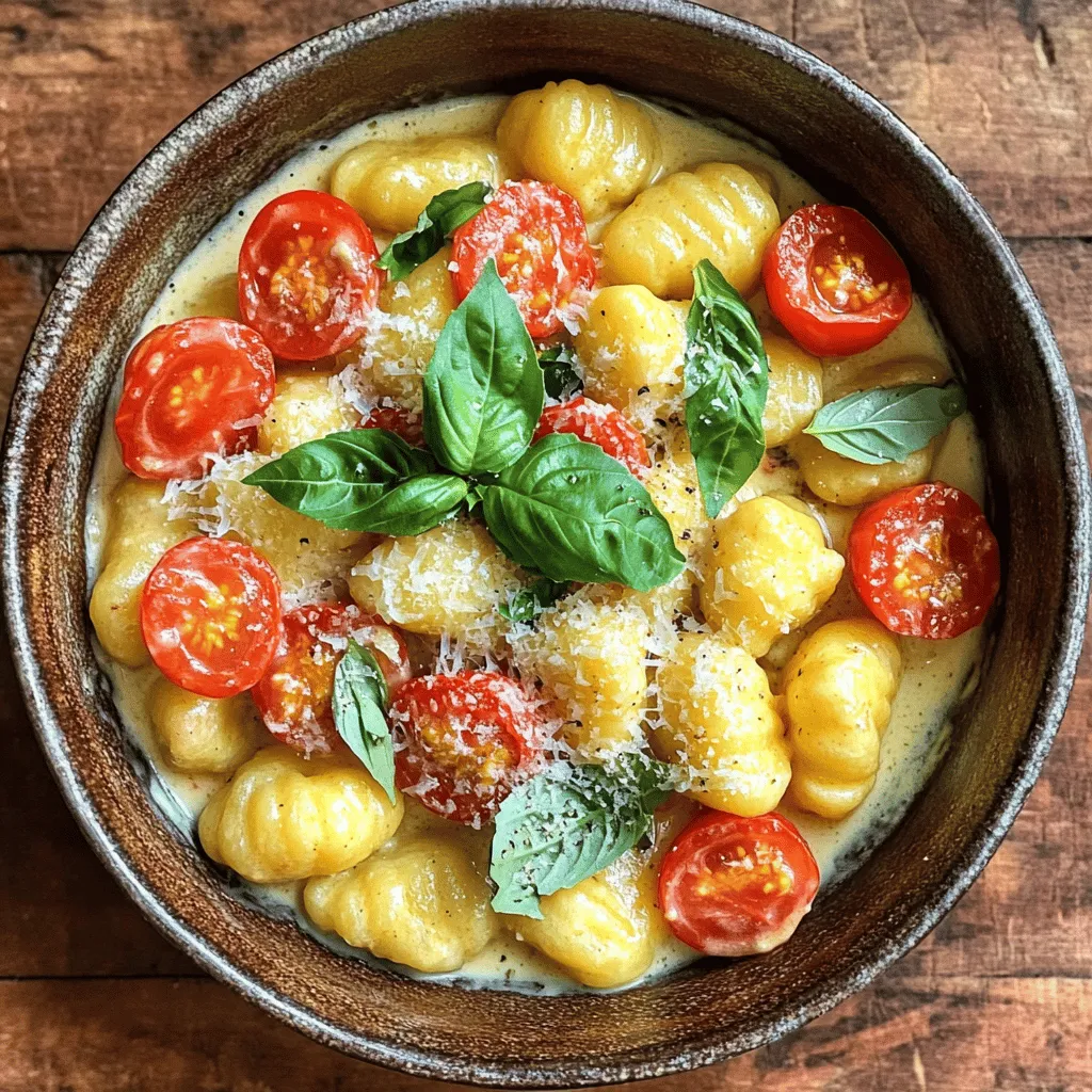 Creamy Tomato Basil Gnocchi Flavorful Comfort Meal