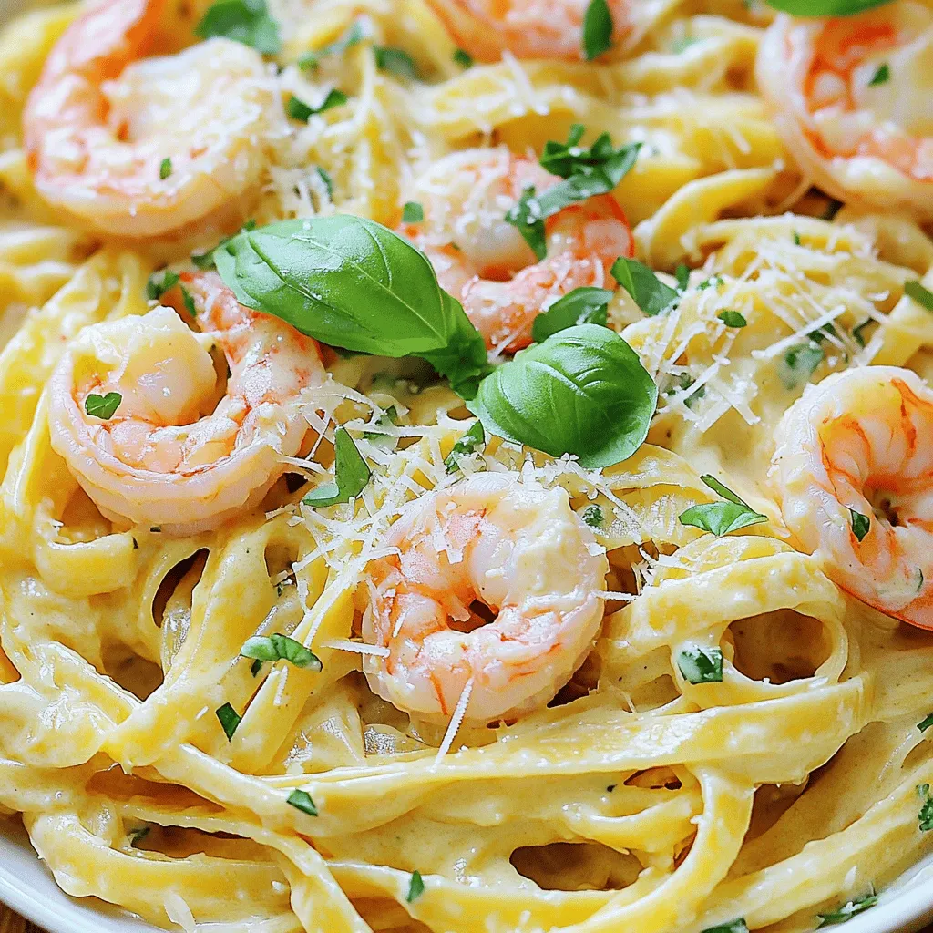Creamy Mozzarella Shrimp Pasta Flavorful and Simple Dish