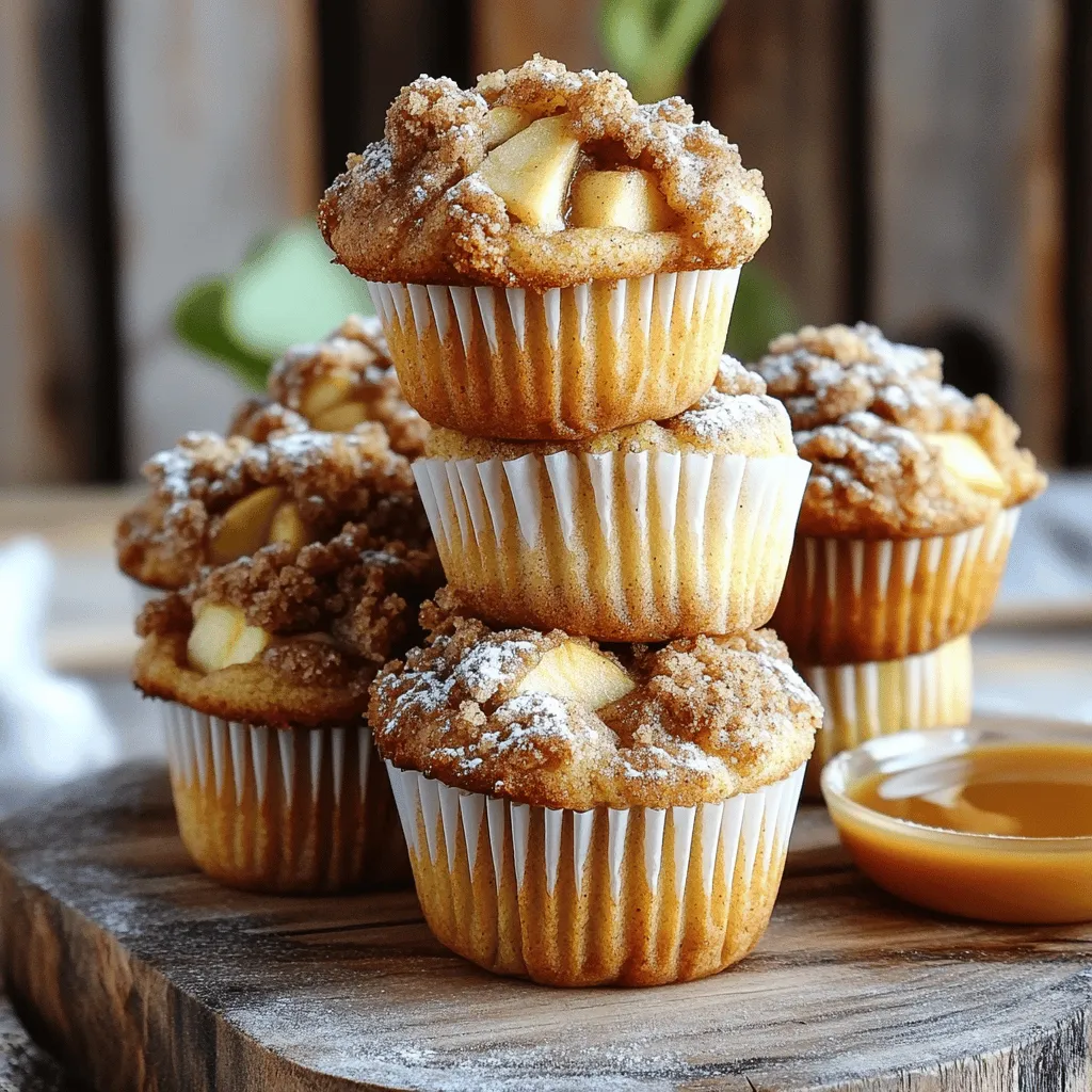 Apple Cinnamon Streusel Muffins Tempting and Tasty Treat