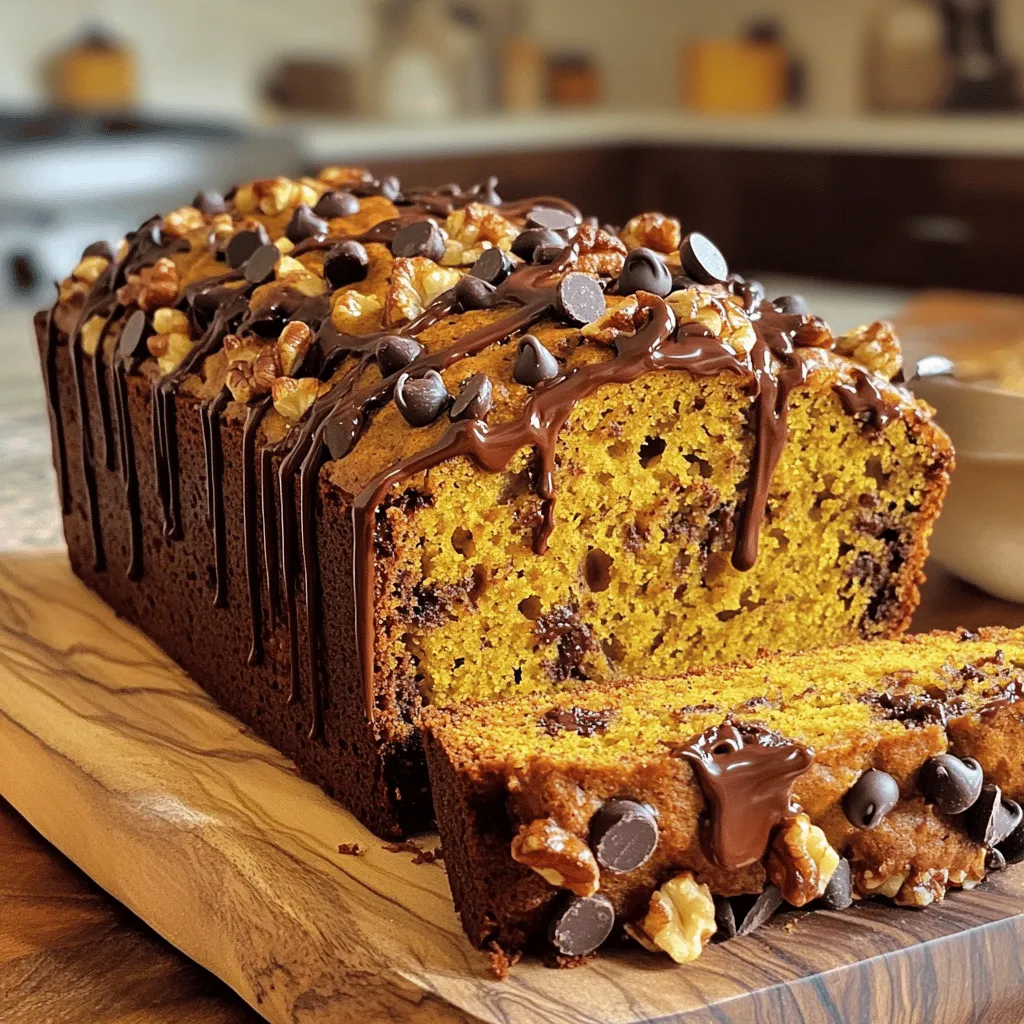 Pumpkin Chocolate Chip Bread Bakery Delight in Bites