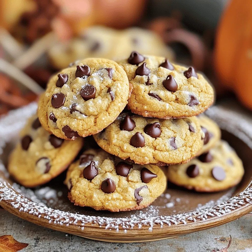 Pumpkin Chocolate Chip Cookies Irresistible Delight