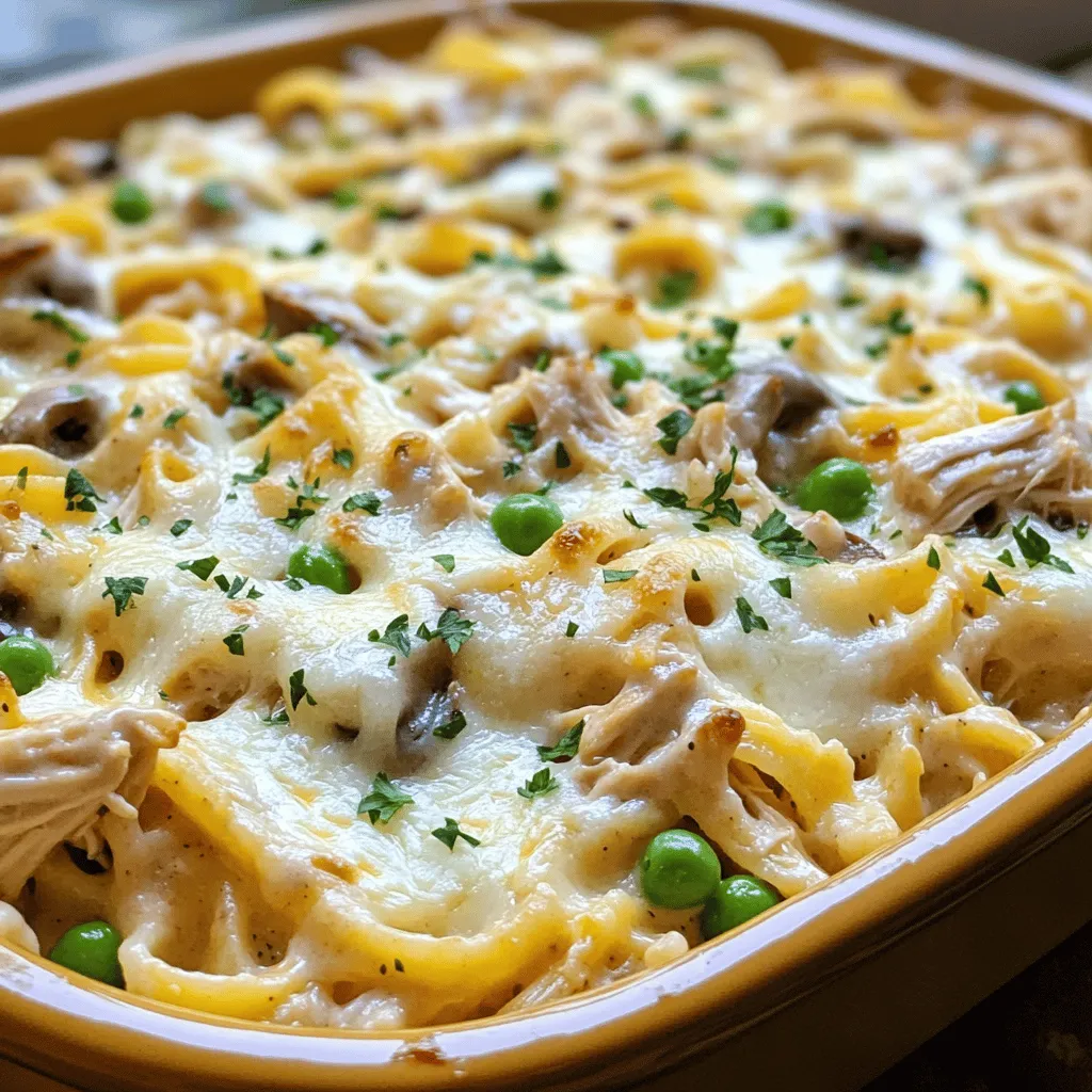 Easy Chicken Tetrazzini Comforting and Creamy Dish