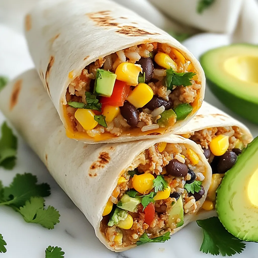Ground Chicken Rice Burritos Flavorful and Easy Recipe