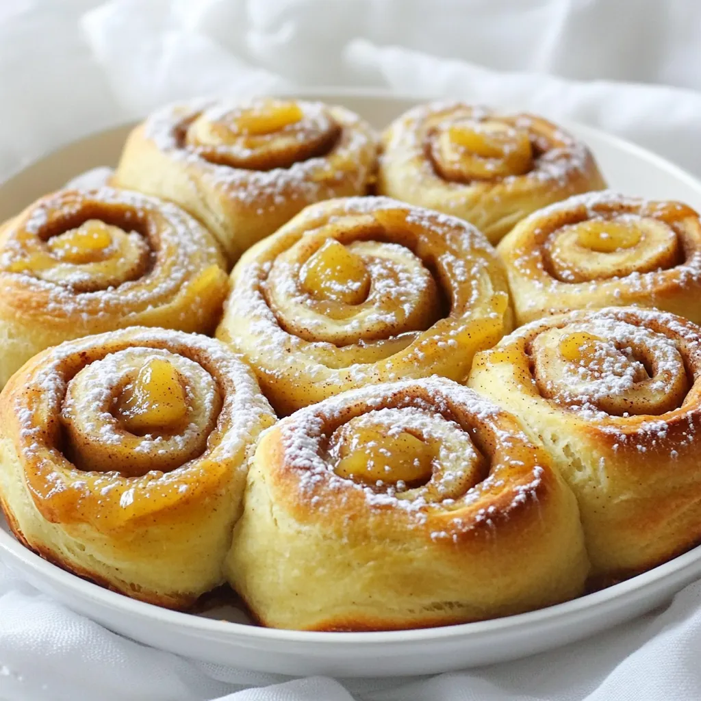 Savory Apple Butter Cinnamon Rolls Warm and Cozy Treat