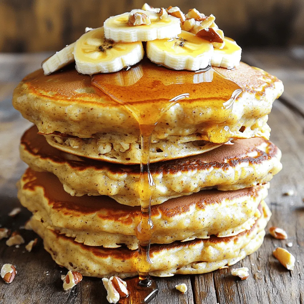 Savory Banana Oatmeal Pancakes Easy Breakfast Treat