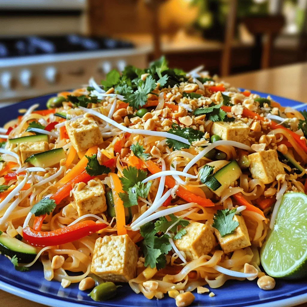 Vegetable Pad Thai Flavorful and Nutritious Meal