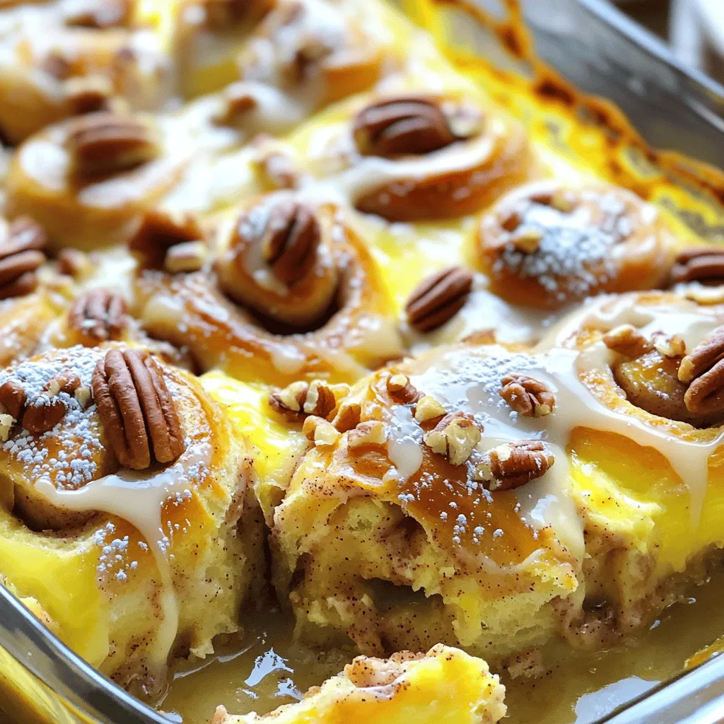 Cinnamon Roll Casserole Tasty Breakfast Delight