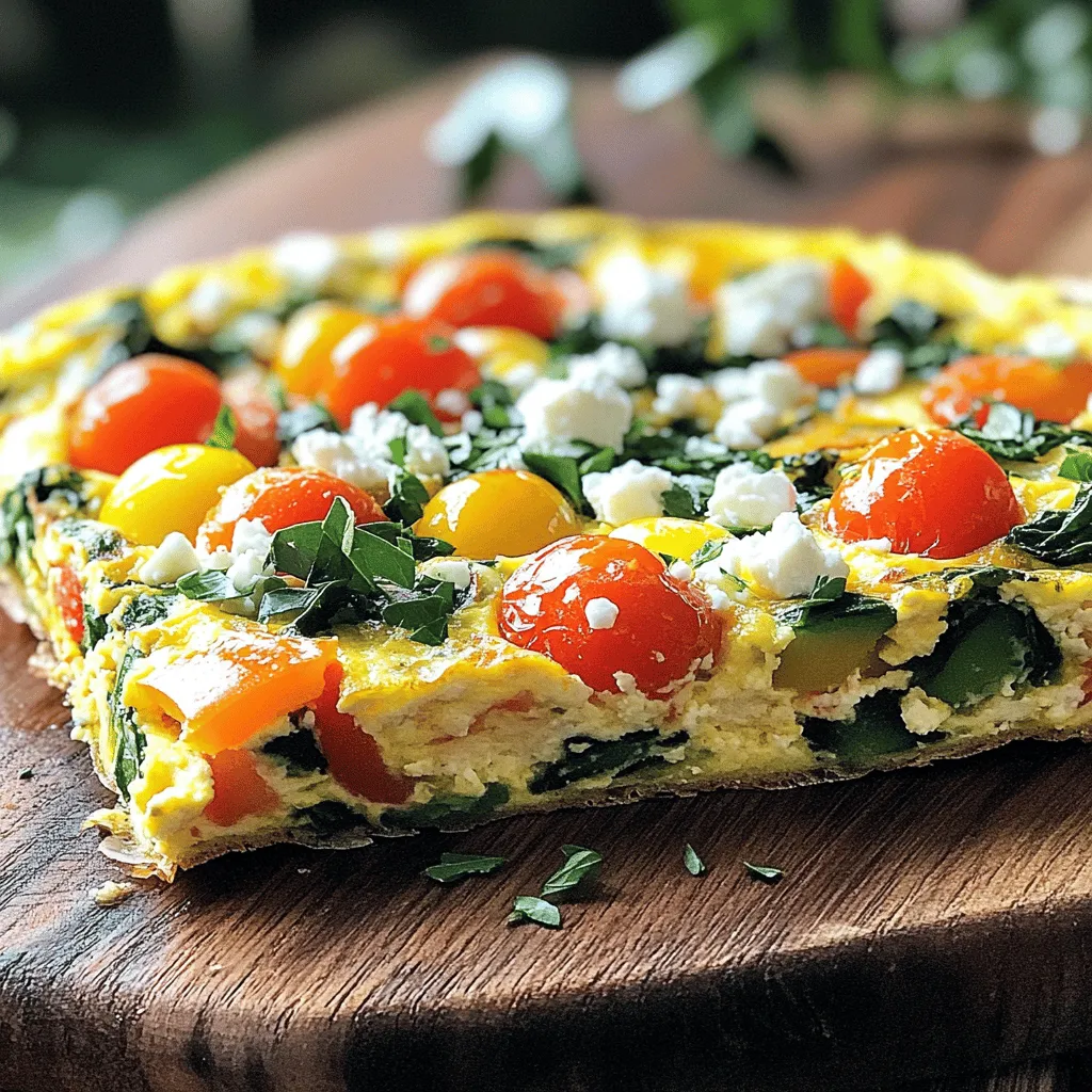 Fluffy Vegetable Frittata Quick and Easy Recipe