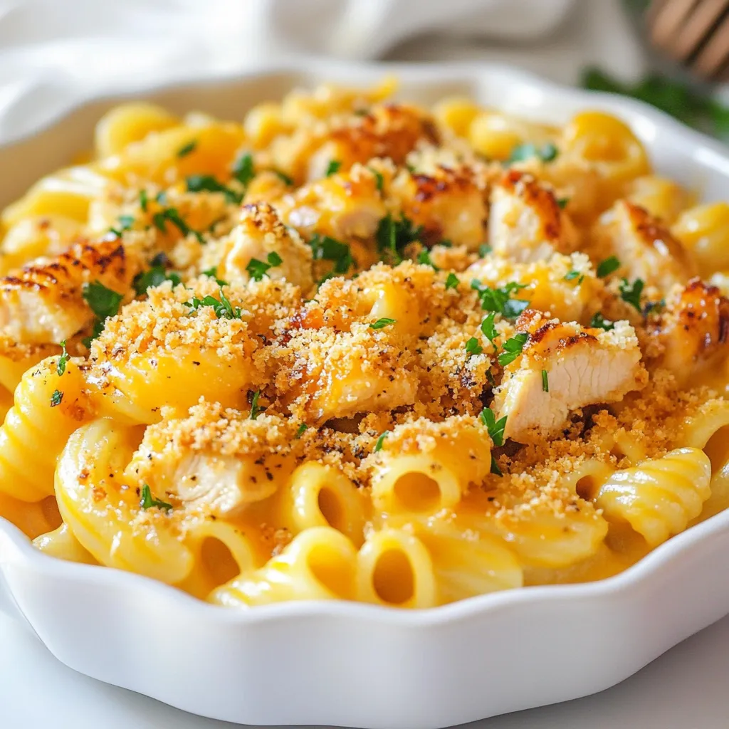 Honey Pepper Chicken Mac and Cheese Flavorful Delight