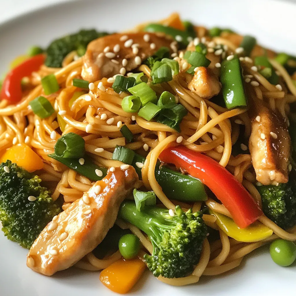 Easy Chicken Lo Mein Flavorful and Quick Meal