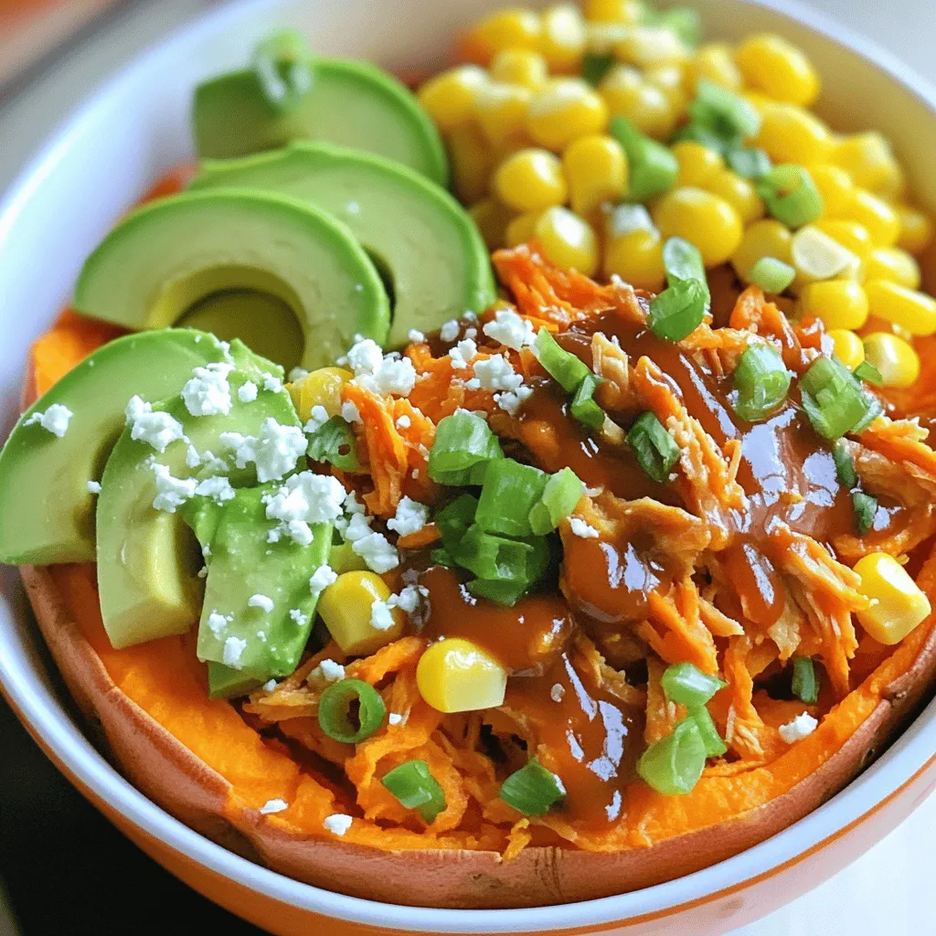 BBQ Chicken Sweet Potato Bowls Flavorful Meal Idea