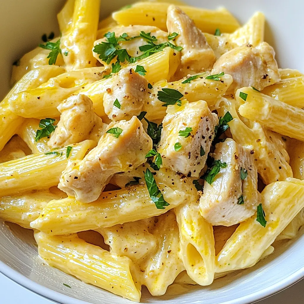 Garlic Parmesan Chicken Pasta Simple and Tasty Meal