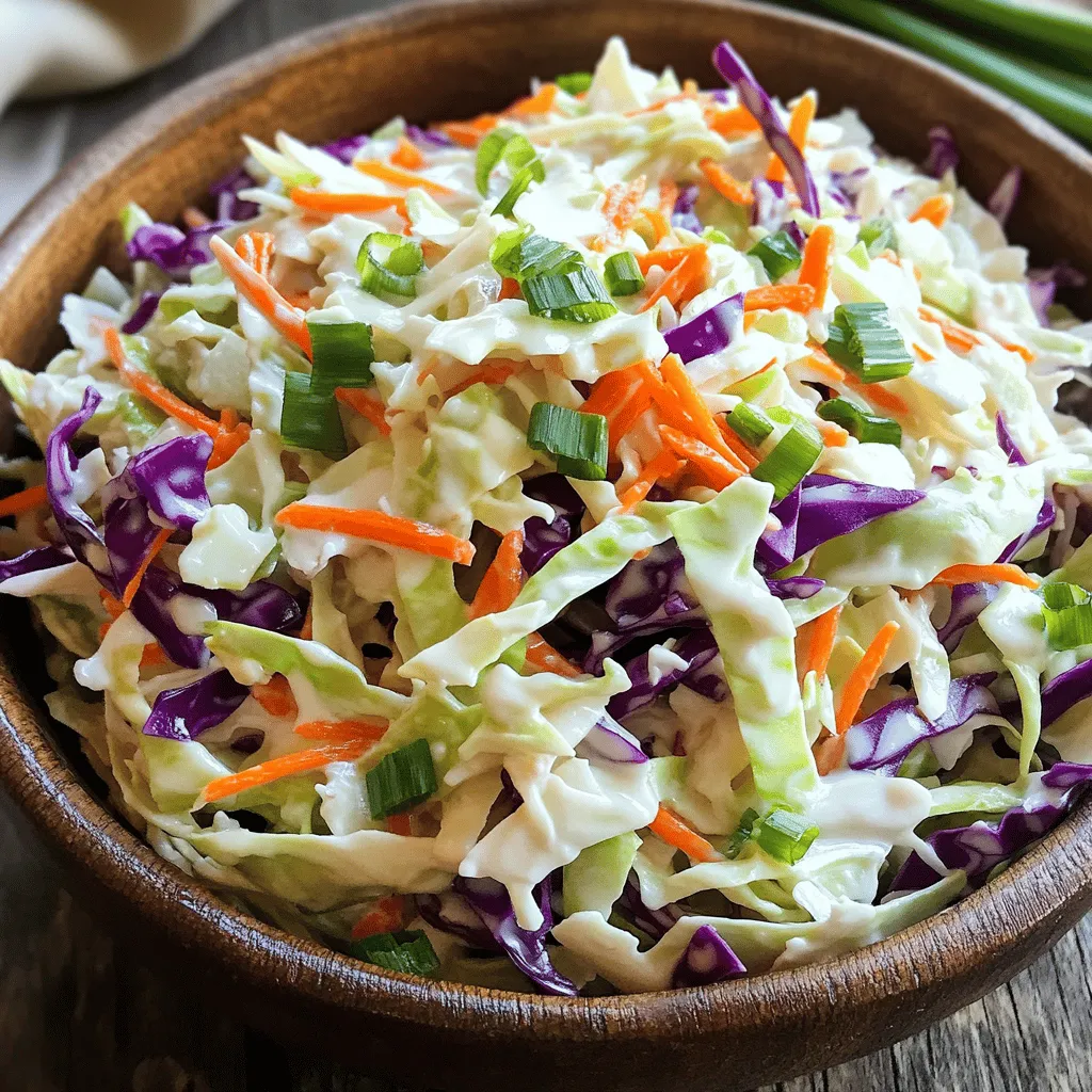 Classic Coleslaw Crunchy and Refreshing Side Dish