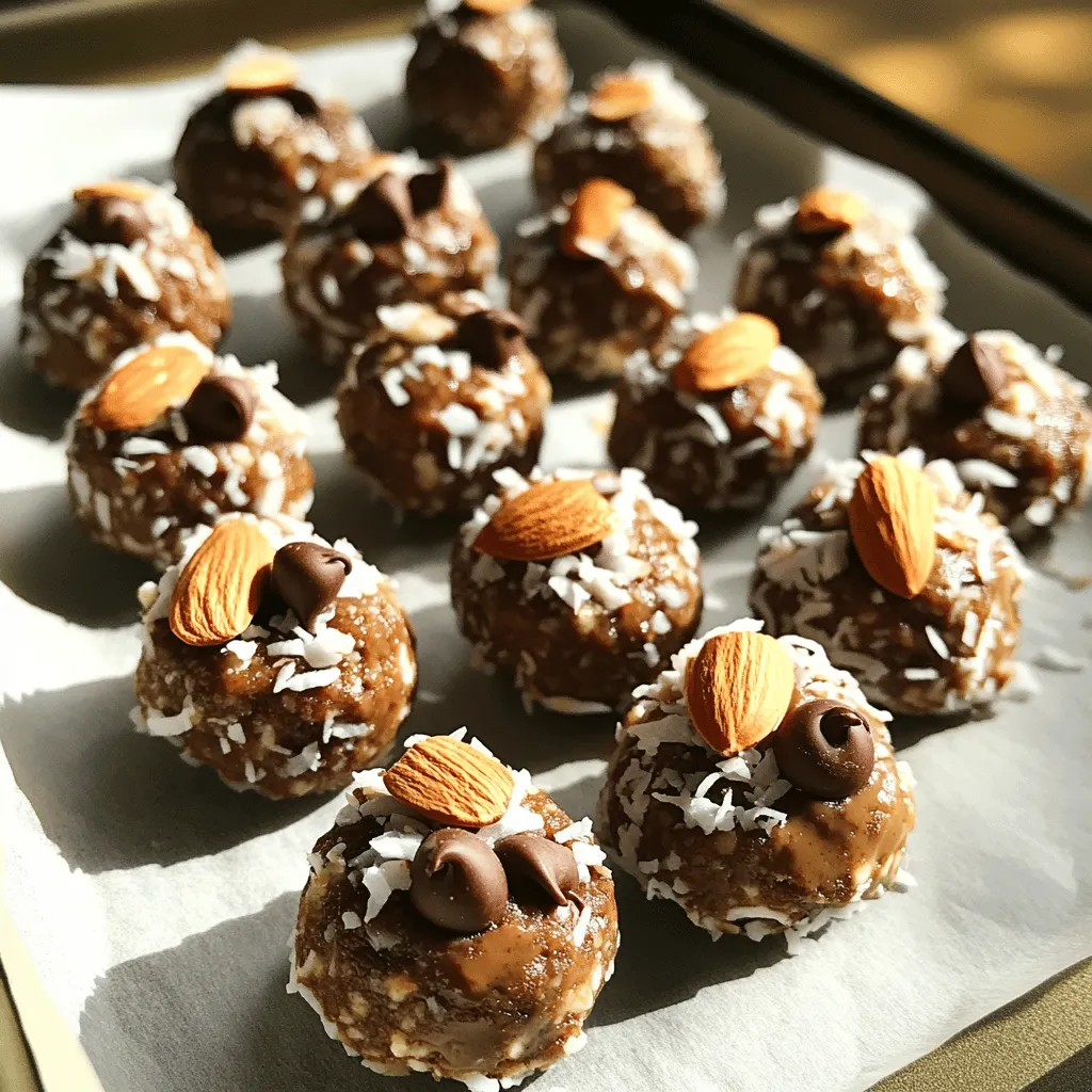 Almond Joy Energy Bites Simple and Nutritious Snack