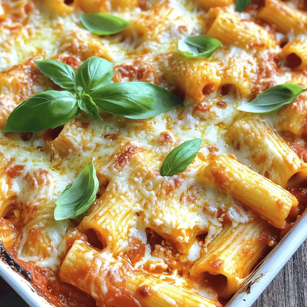 Easy Cheesy Baked Ziti Simple and Filling Recipe
