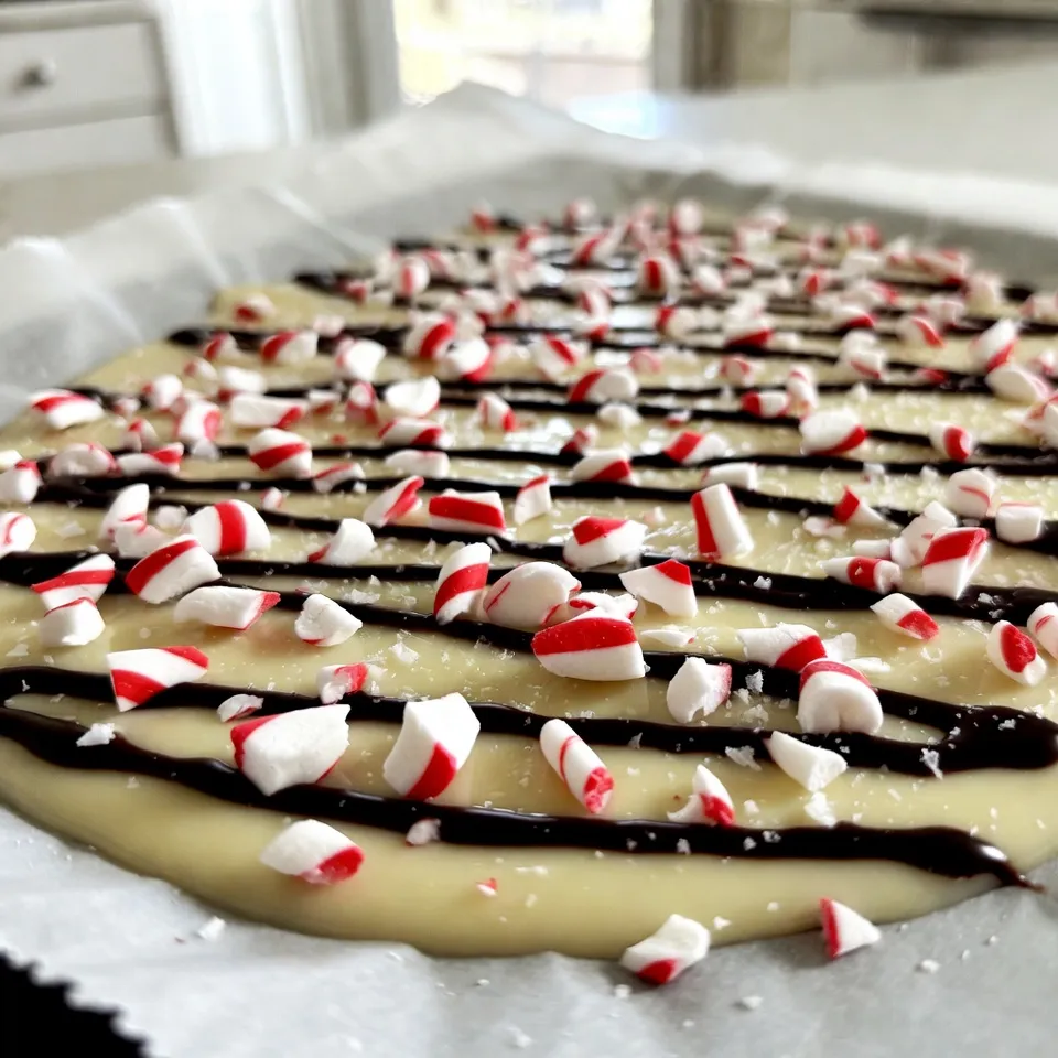 White Chocolate Peppermint Bark Easy Treat Recipe