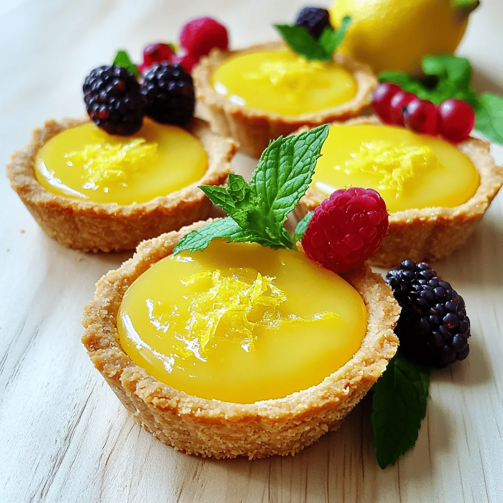 Mini Vegan Lemon Tarts Delightful and Fresh Treat