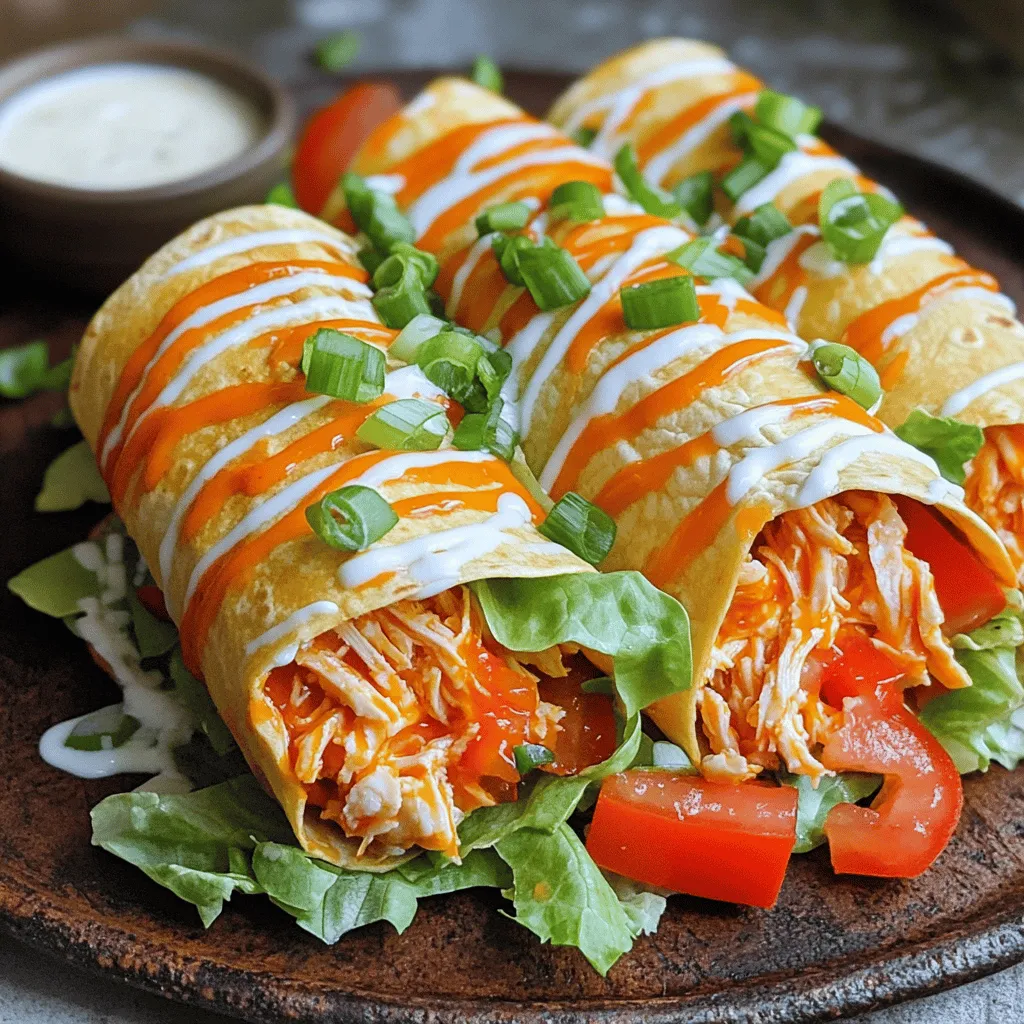 Buffalo Chicken Wraps Flavorful and Quick Recipe