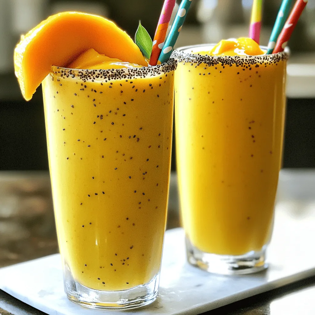 Mango Bango Smoothie Refreshing and Simple Recipe