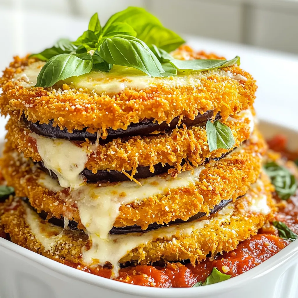 Crispy Air Fryer Eggplant Parmesan Simple and Tasty