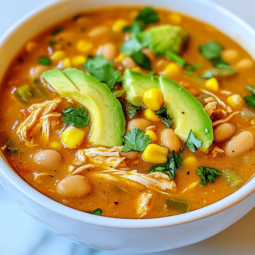 Healthy White Chicken Chili Flavorful Comfort Dish