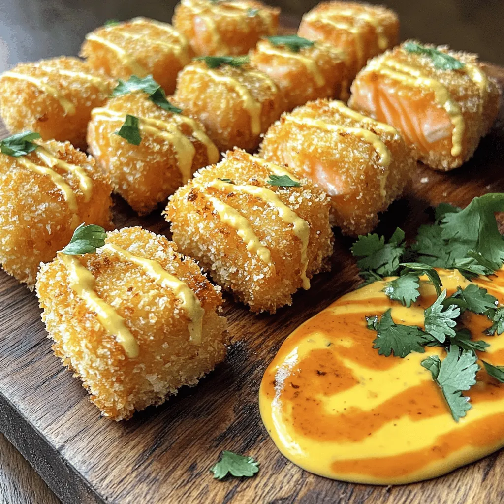 Crispy Bang Bang Salmon Bites Easy and Flavorful Snack