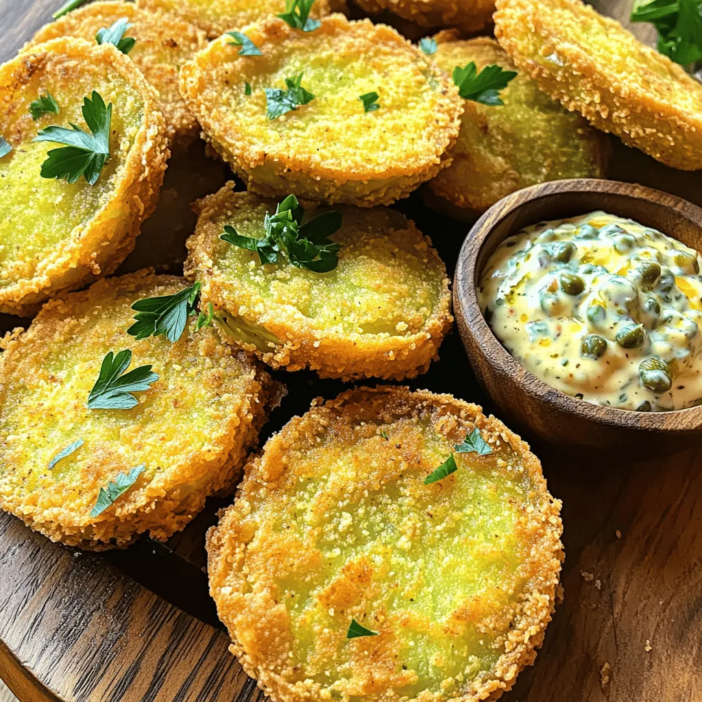 Fried Green Tomatoes Crispy and Flavorful Delight