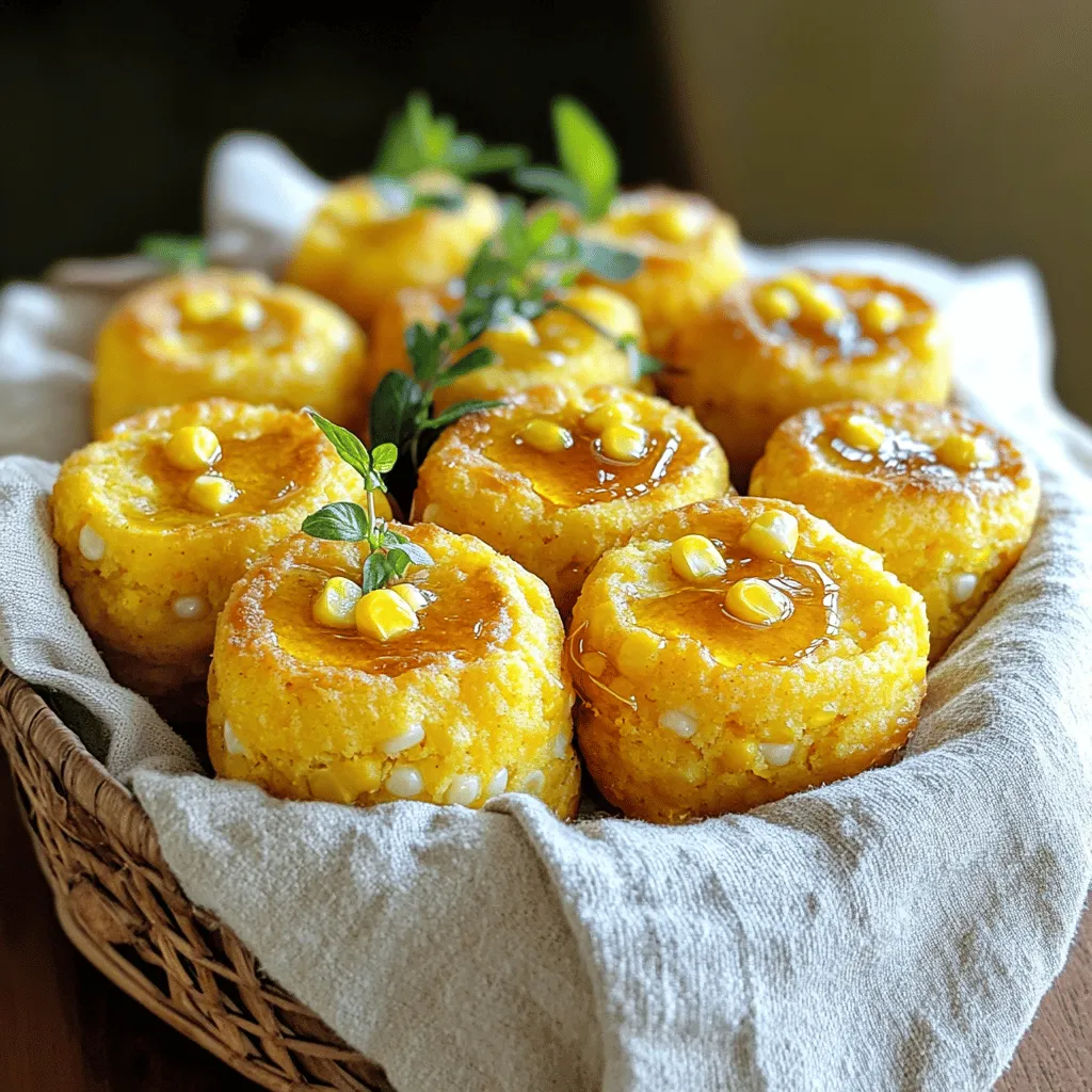 Honey Butter Cornbread Poppers Tasty and Easy Snack