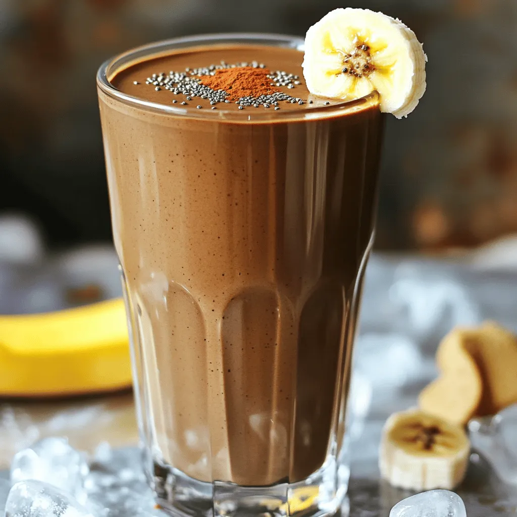 Protein Mocha Coffee Smoothie Quick and Easy Recipe