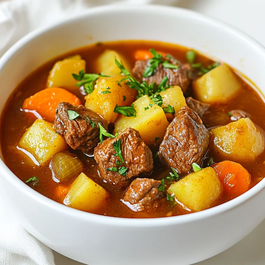 Pioneer Beef Stew Hearty Comfort in a Bowl