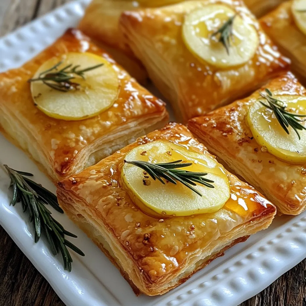 Apple Brie Puff Pastry Bites Tasty and Easy Snack
