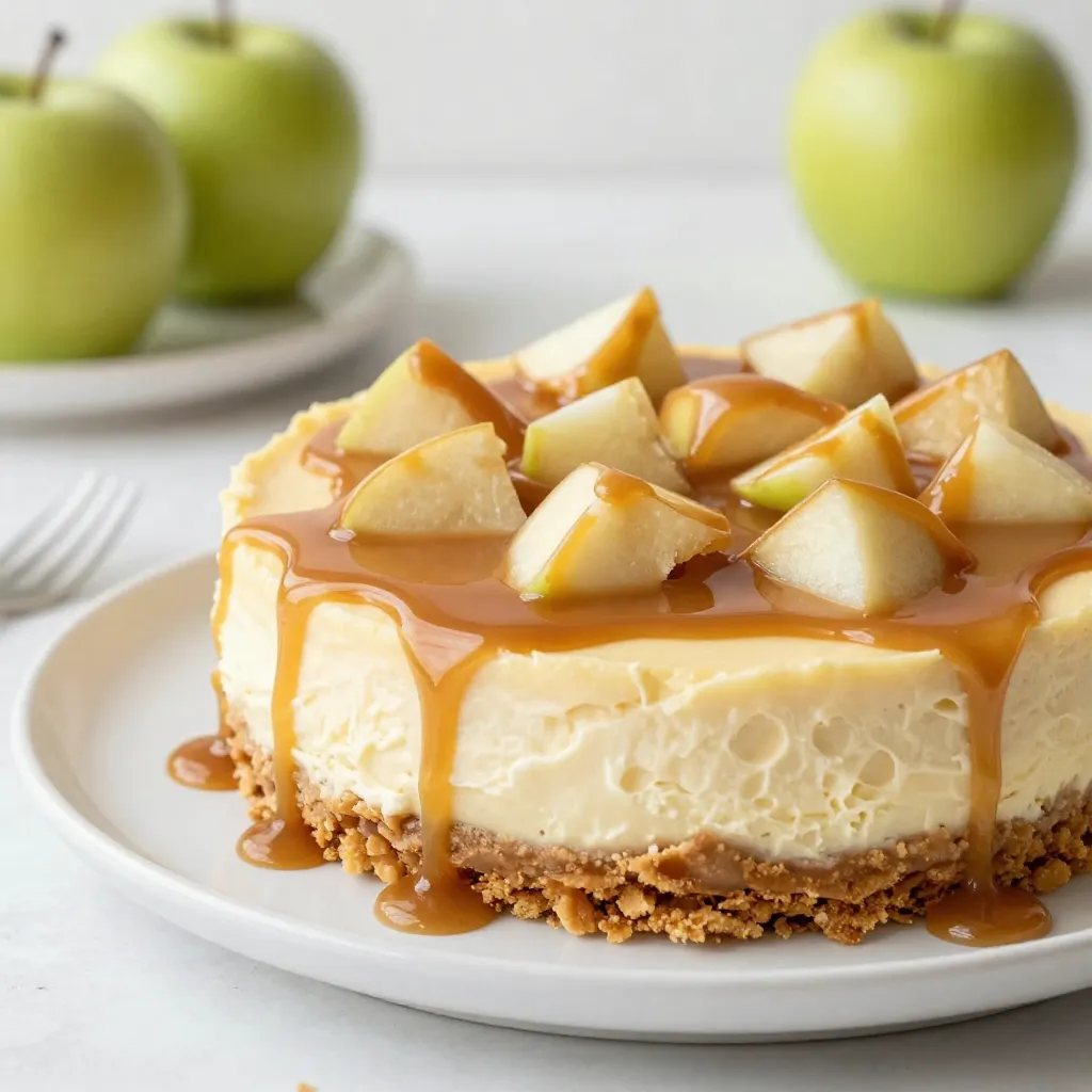 Caramel Apple Cheesecake Divine Dessert Recipe