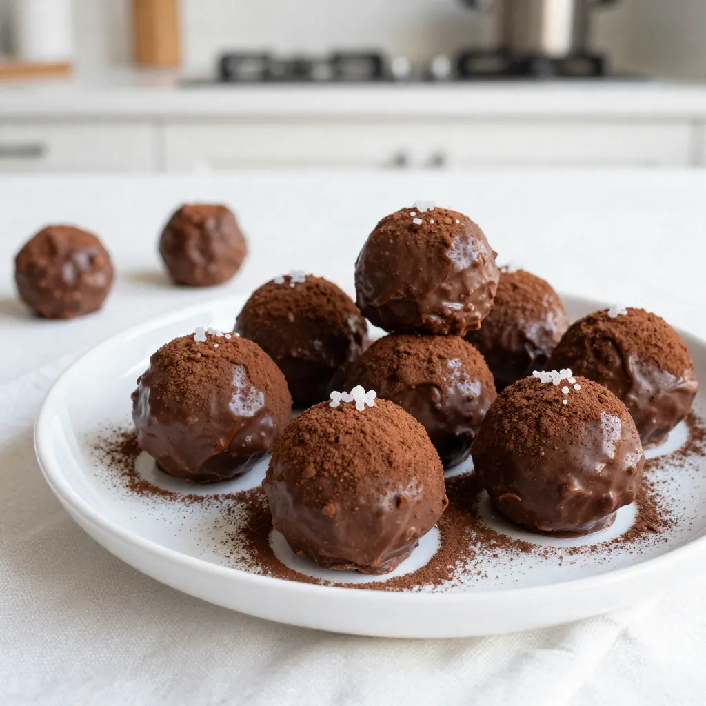 Salted Caramel Fudge Truffles Irresistible Treat Recipe