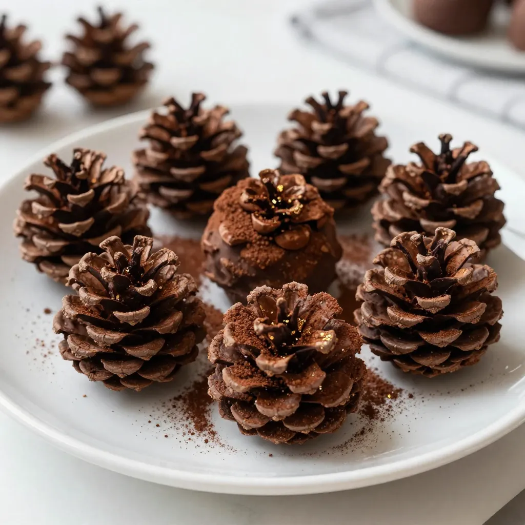 Pine Cone Chocolate Truffles Delightful Treat Recipe