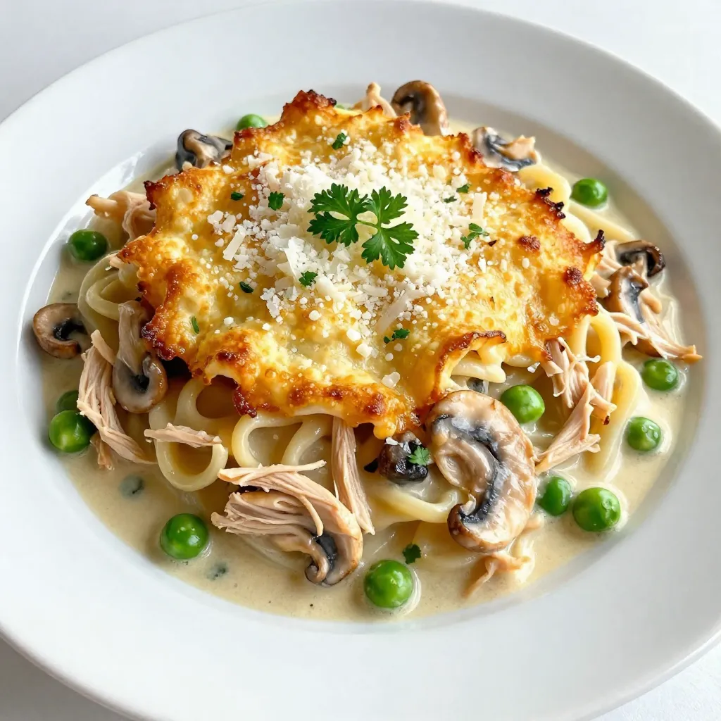 Creamy Chicken Tetrazzini Bake Delightful Dinner Idea