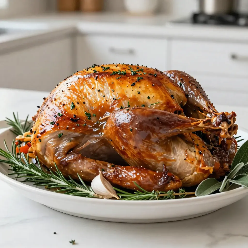 Herb Butter Roast Turkey Flavorful and Juicy Delight
